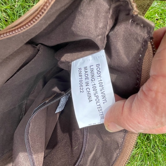 3 for $15 wallflower medium brown faux leather crossbody bag purse - Picture 4 of 4